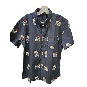 Bud Light Print Button Down Shirt Mens Size Small